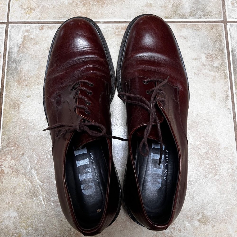 Clif Brown Leather Shoe - Size 40 Womens